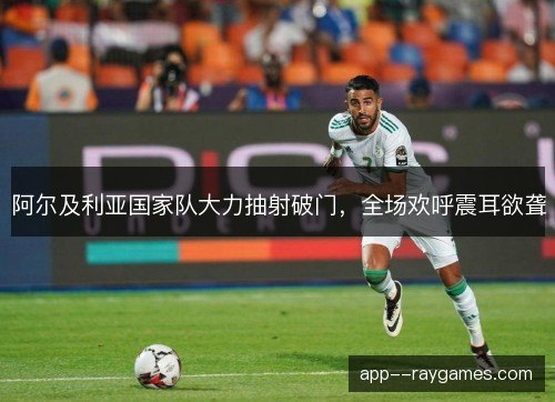 阿尔及利亚国家队大力抽射破门，全场欢呼震耳欲聋